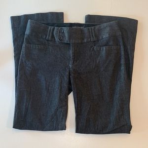 Banana Republic Charcoal Bootcut Pants Size 6